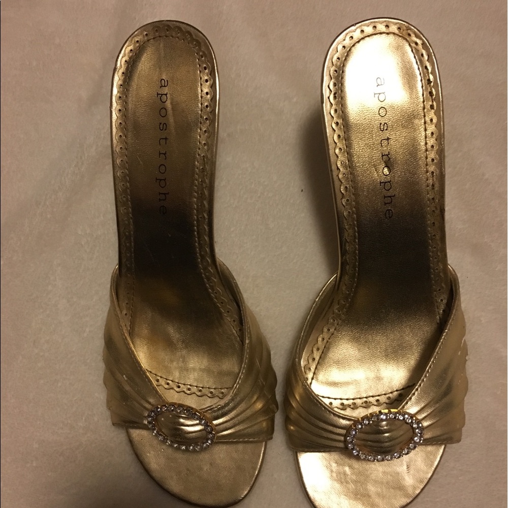 Gold Dress Shoes